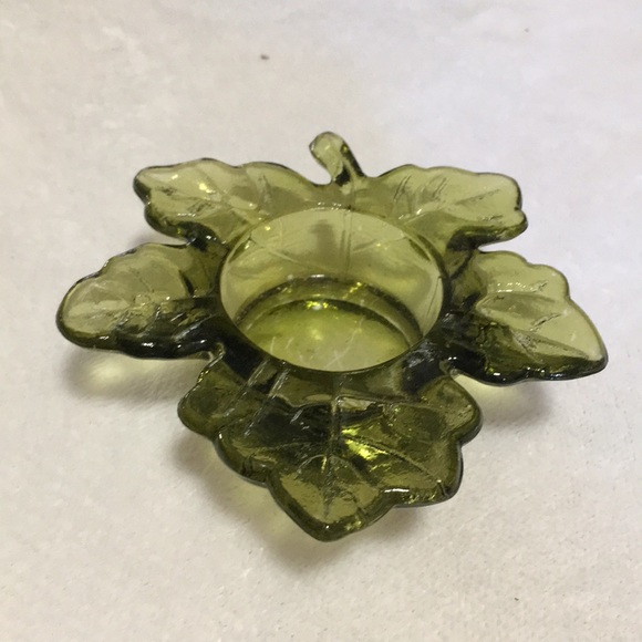 Set of five glass and ceramic votive small candle holders - Picture 3 of 6